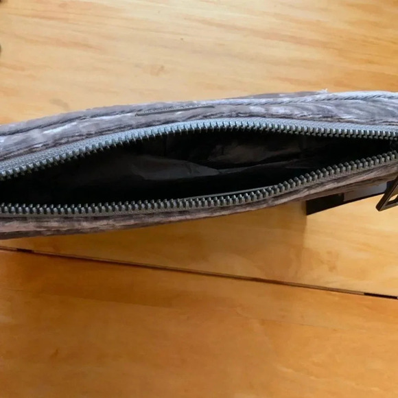 REBECCA MINKOFF Grey Studded Crushed Velvet Bag Whimsygoth Style - Picture 9 of 16